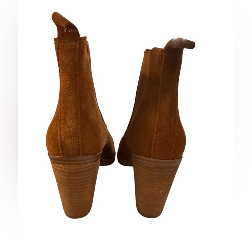 Steve Madden Brown Suede Ankle Booties - Picture 2 of 5